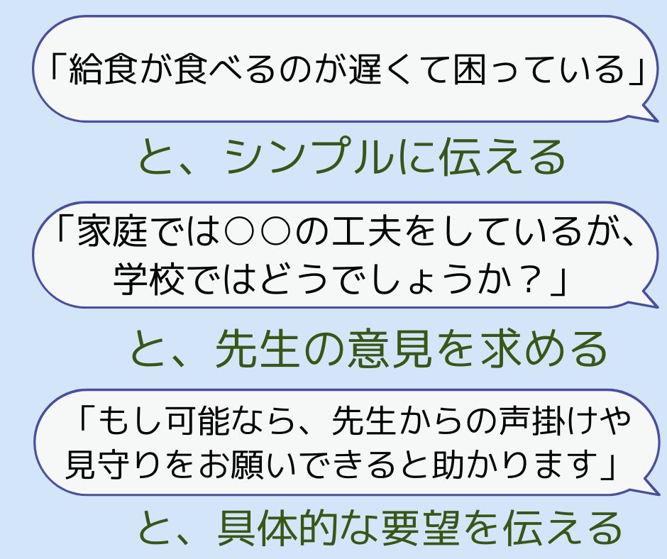 給食が食べるのが遅い…改善策と先生との相談のコツ