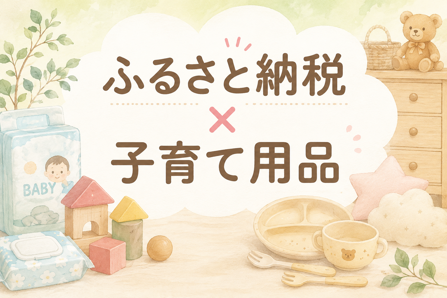 ふるさと納税で子供用品を選ぶ！子育て家庭におすすめの返礼品4選